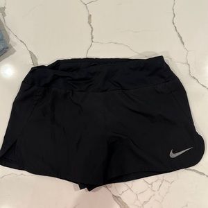 Nike Dri Fit Shorts with drawstring with built in brief liner.  Size XS, Black